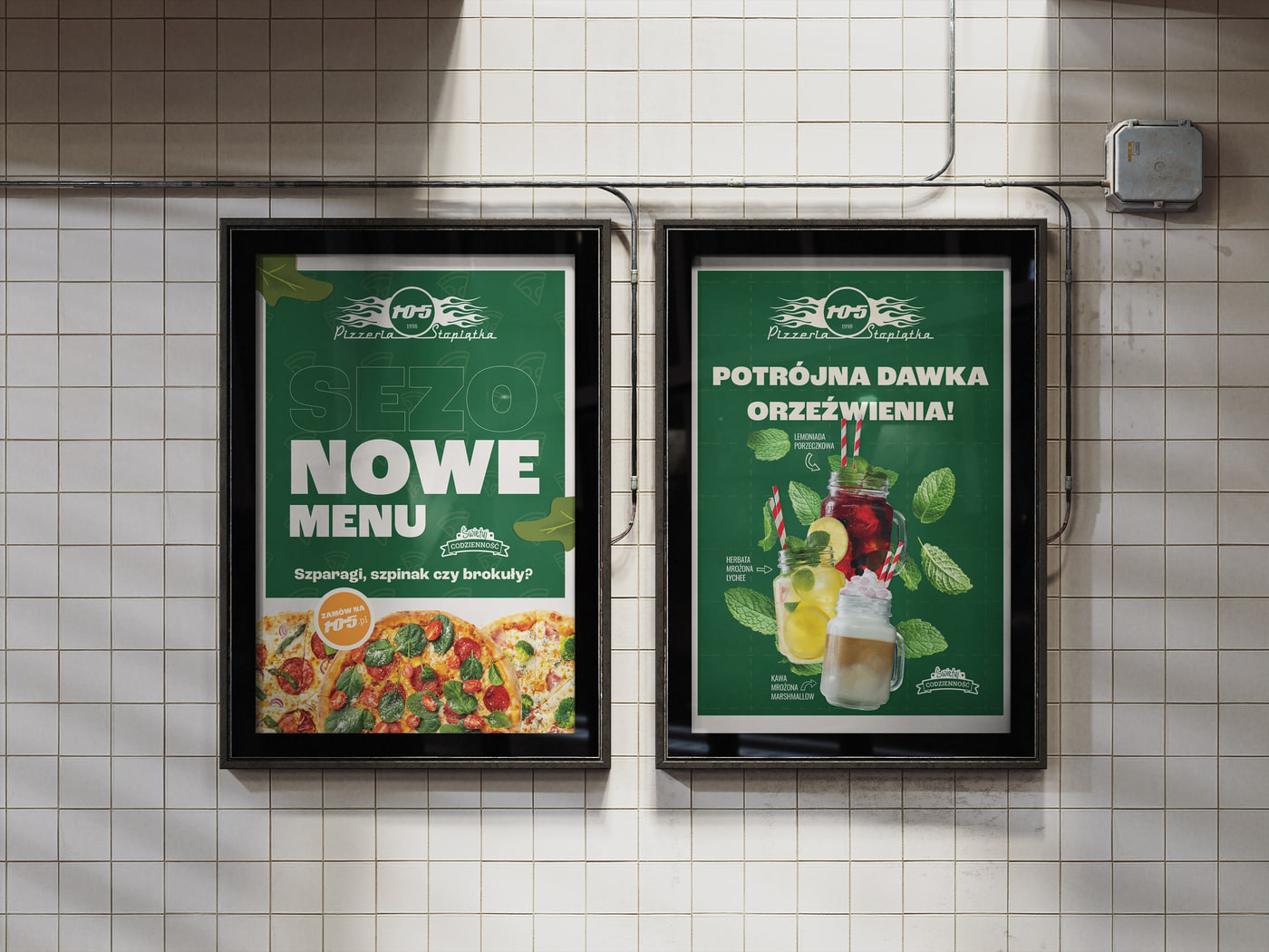 plakaty B1, pizzeria