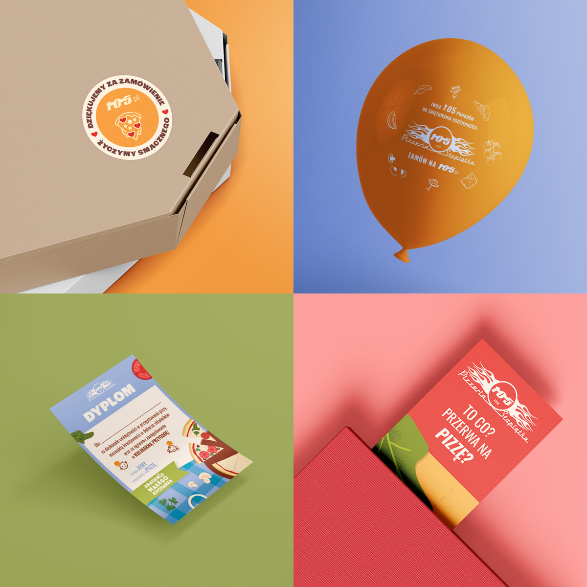 naklejka, balon z nadrukiem, zakładka, dyplom, druk