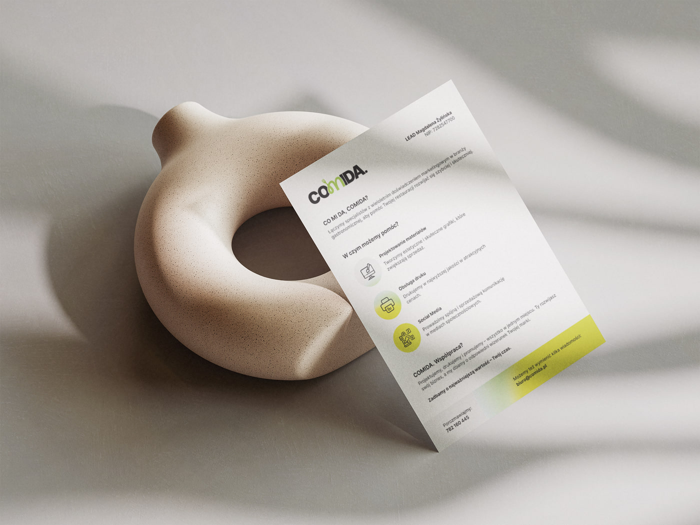 ulotka a5, marketing, gastronomia