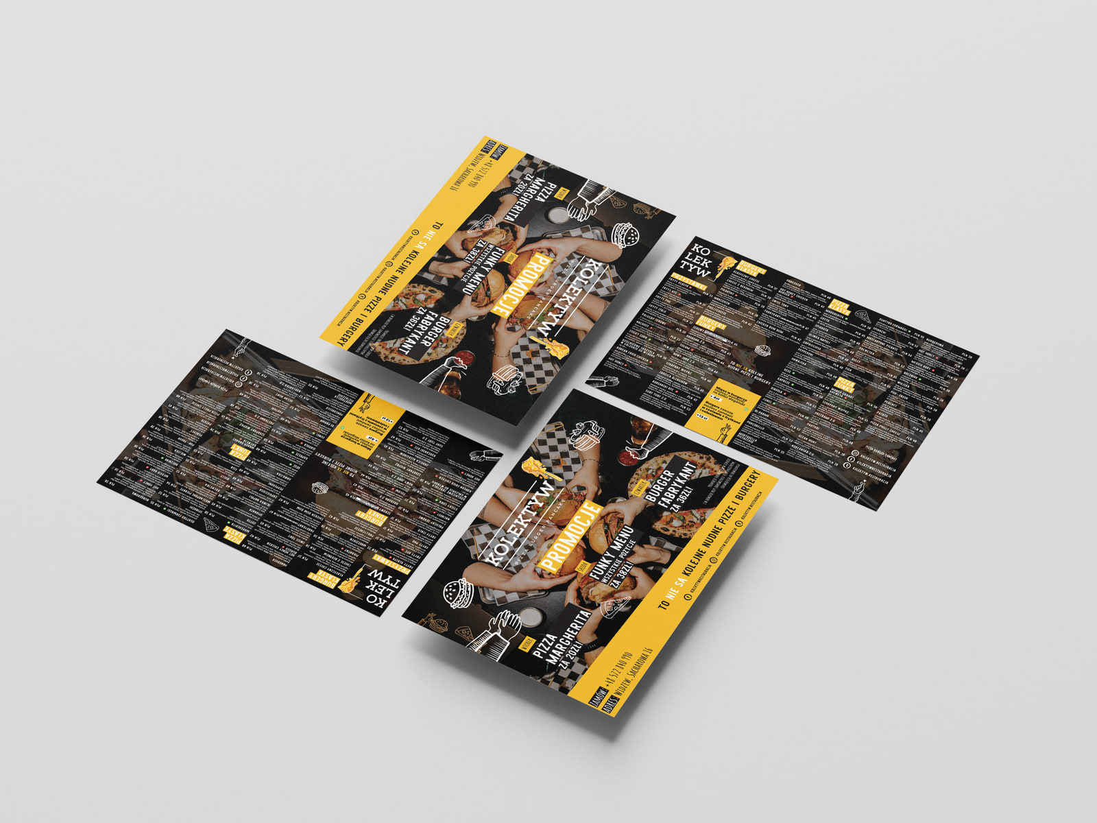 restauracja, menu, ulotka